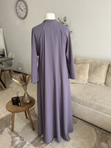 Abaya de cérémonie violet clair Qamira